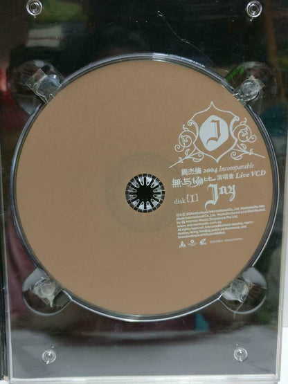 Taiwan Jay Chou 周杰伦 无与伦比演唱会 2004 Rare Singapore Video CD 3 x VCD (CD838)