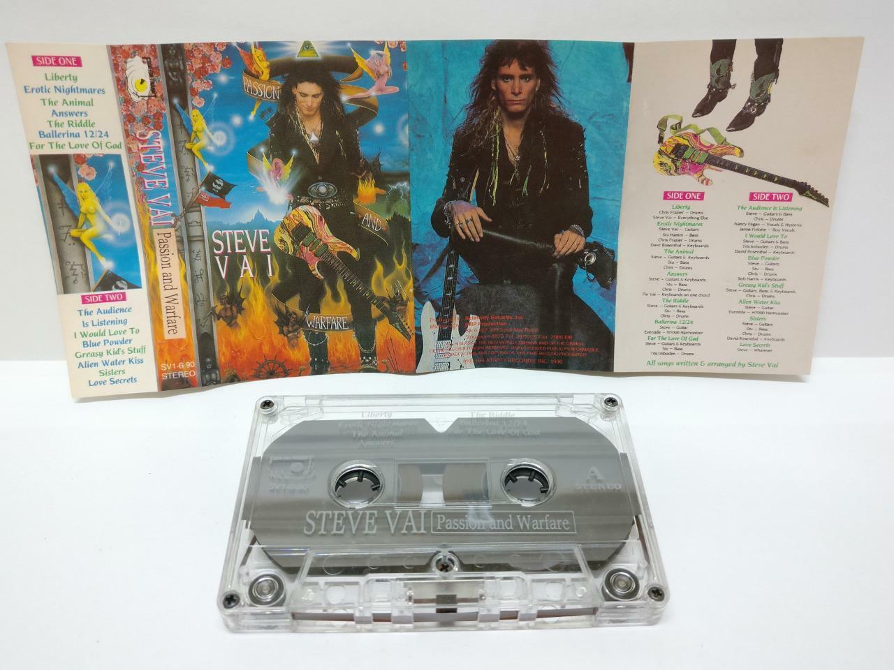 Steve Vai Passion & Warfare 1990 Rare Singapore Cassette (CT183)