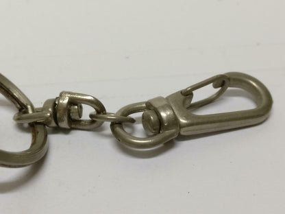 LP888 Rare Vintage Lock & Key Metal Bronze Souvenir Keychain Keyring F/S (B680)*