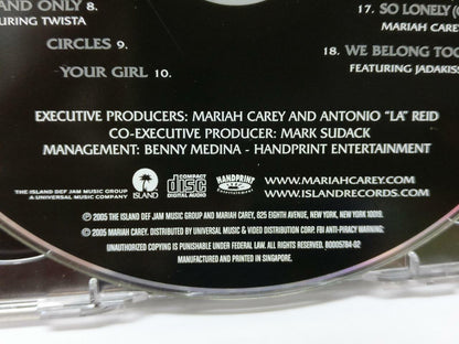 LK888 Mariah Carey Rare 2005 Singapore CD + DVD (98872) (CD390)