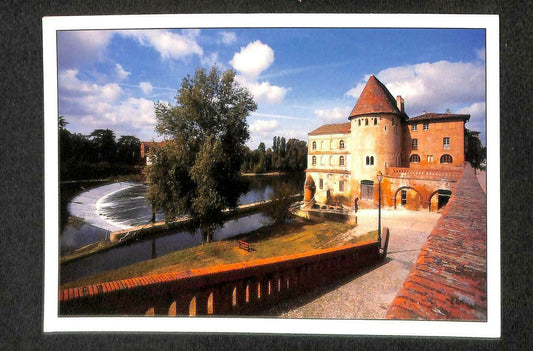 LUCKYPIGEON Villemur-sur-TARN Scenery Trees Building France Postcard (C1688)