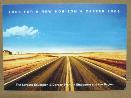 LUCKYPIGEON Singapore Largest Education Career Fair 2006 Postcard (C2078)