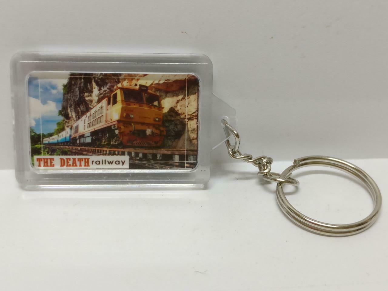 LP888 Vintage Thailand The Death Railway Train Fireworks Keychain Keyring F/S (B805)