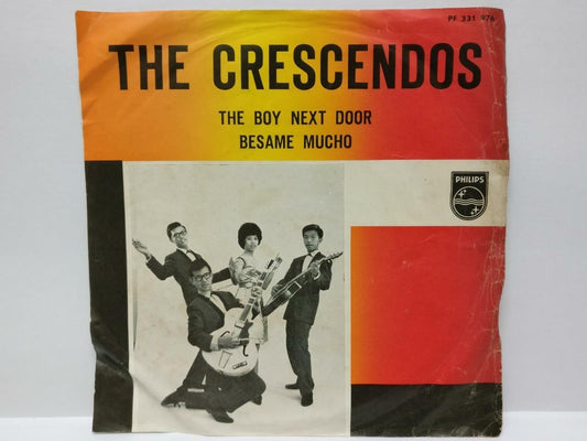 Rare Singapore The Crescendos The Boy Next Door Holland English EP 7" (EP151)