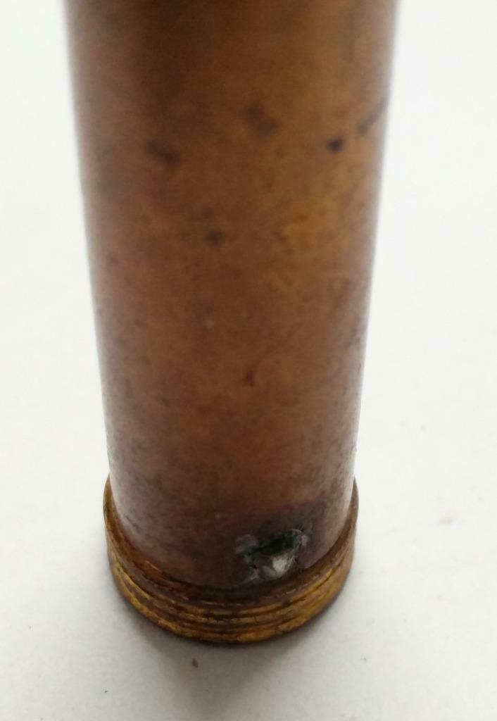 LP888 Vintage Old Used Empty Bronze Lipstick Case (B600)