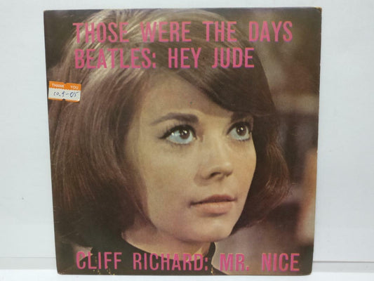 Beatles Hey Jude Cliff Richard Unique Cover Rare Singapore 7" EP  (EP017)