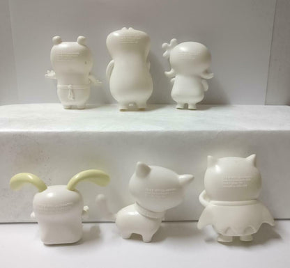 Singapore McDonalds White Ugly Dolls Cute Figure Toys x6 Lot F/S (FTY011) *F