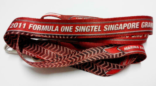 Singapore Grand Prix Lanyard F1 Formula One 23/24/25 Sept 2011 Singtel F/S F022