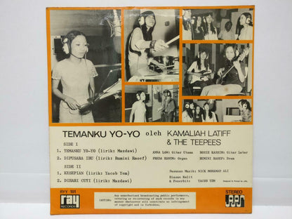 Mega Rare Singapore Malay Teen Girls Kamaliah Latiff & The Teepees EP 7" EP367