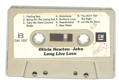 Rare Olivia Newton-John Long Live Love Someday Singapore English Cassette CT923