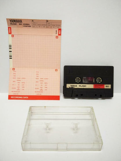 Rare Used  Blank Tapes Yamaha Music 60 Mins Bias Normal Japan Cassette x01 CT016