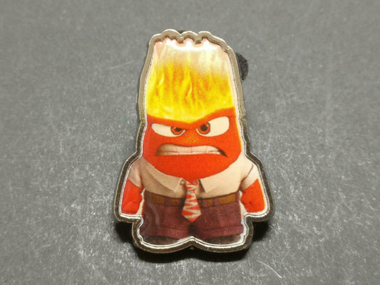 Cartoon Movie Inside Out Anger Character 2015 Pin Badge F/S B868