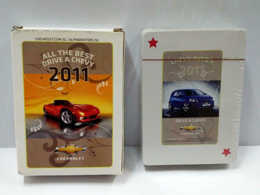 Rare Chevrolet Car Singapore 2011 Poker Playing Cards Souvenir (A1469)