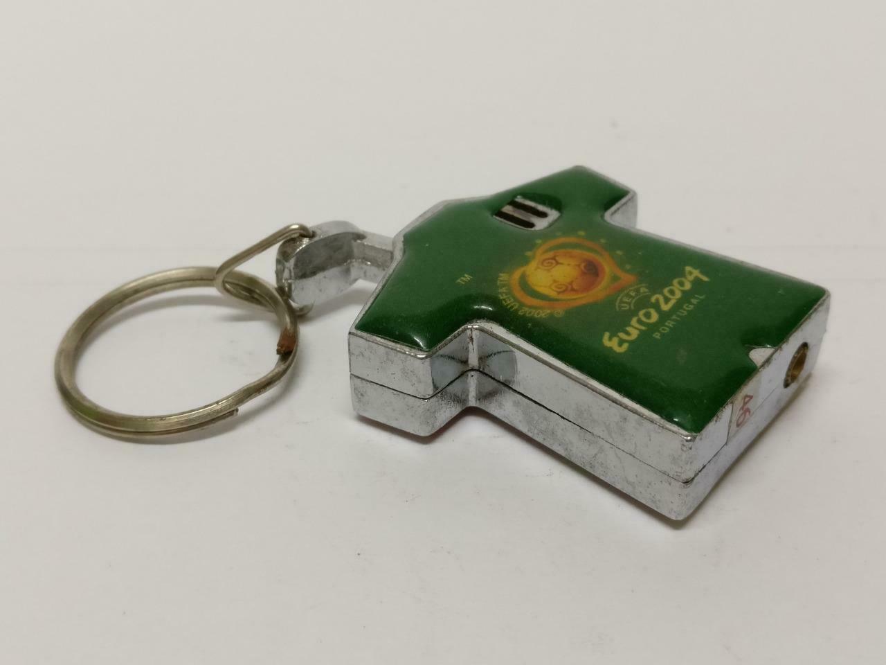 LP888 Vintage Euro 2004 Soccer Portugal Carlsberg Lighter Keychain Keyring F/S (B655)