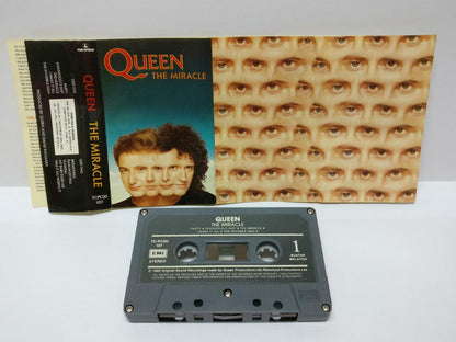 Queen The Miracle 1989 Rare Malaysia Cassette  (CT200)