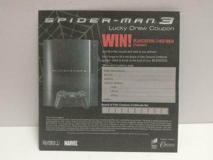 Movie Marvel Spider-Man 3 Tobey Maguire 2007 Singapore Video CD 2x VCD CD1094