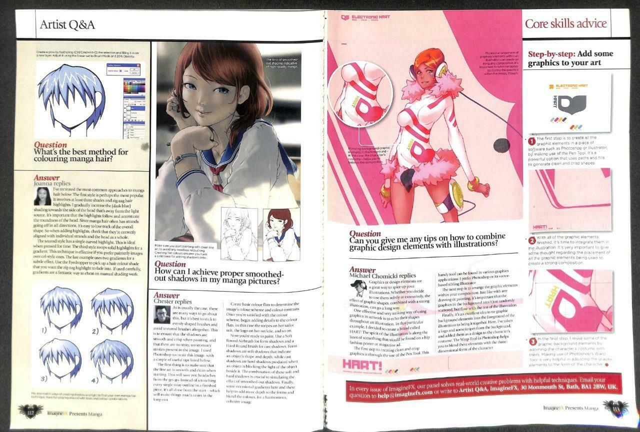 Imagine FX Manga English Magazine With CD Japanese Cartoon Art Anime Japan M084