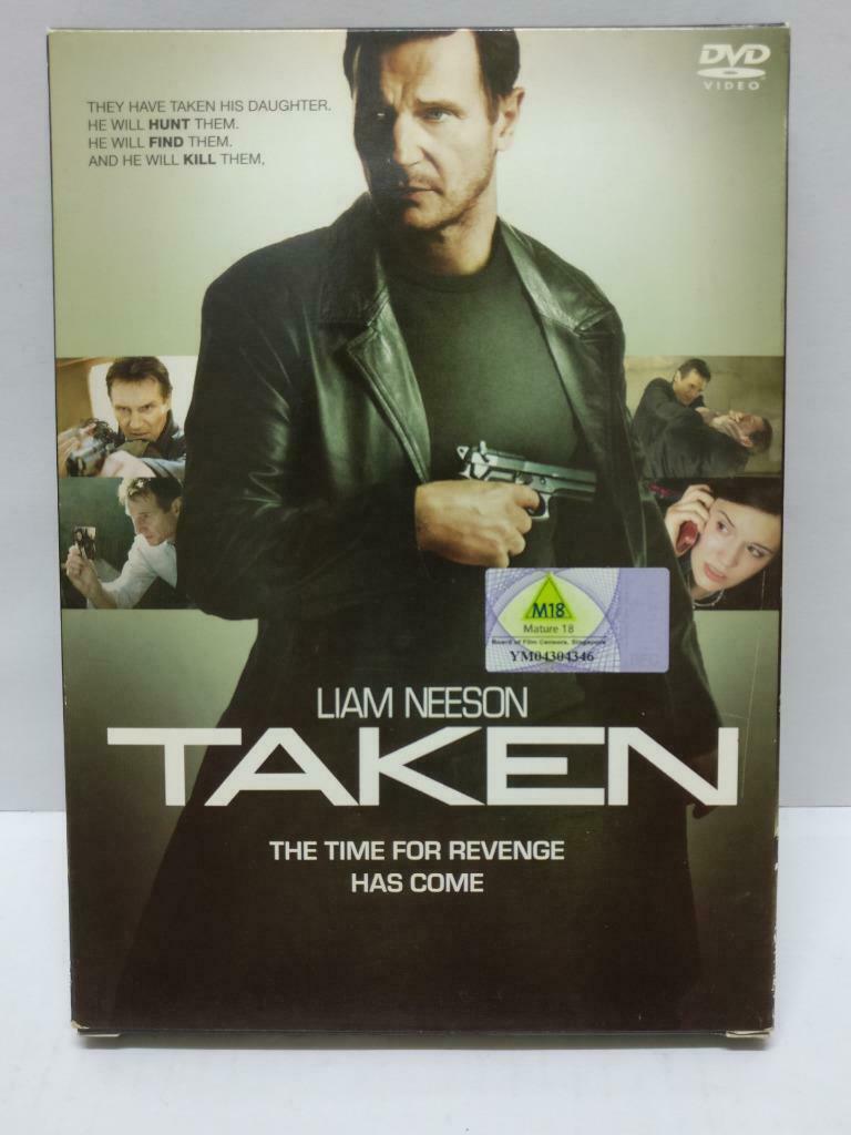 Taken Liam Neeson Movie 2007 Rare Malaysia Only DVD Eng Sub All Region (DVD066)