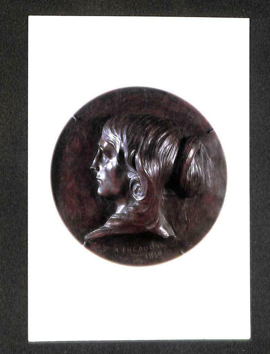 LUCKYPIGEON Auguste Preault Lelia Medaillon Bronze Statue Paris Postcard (C1797)