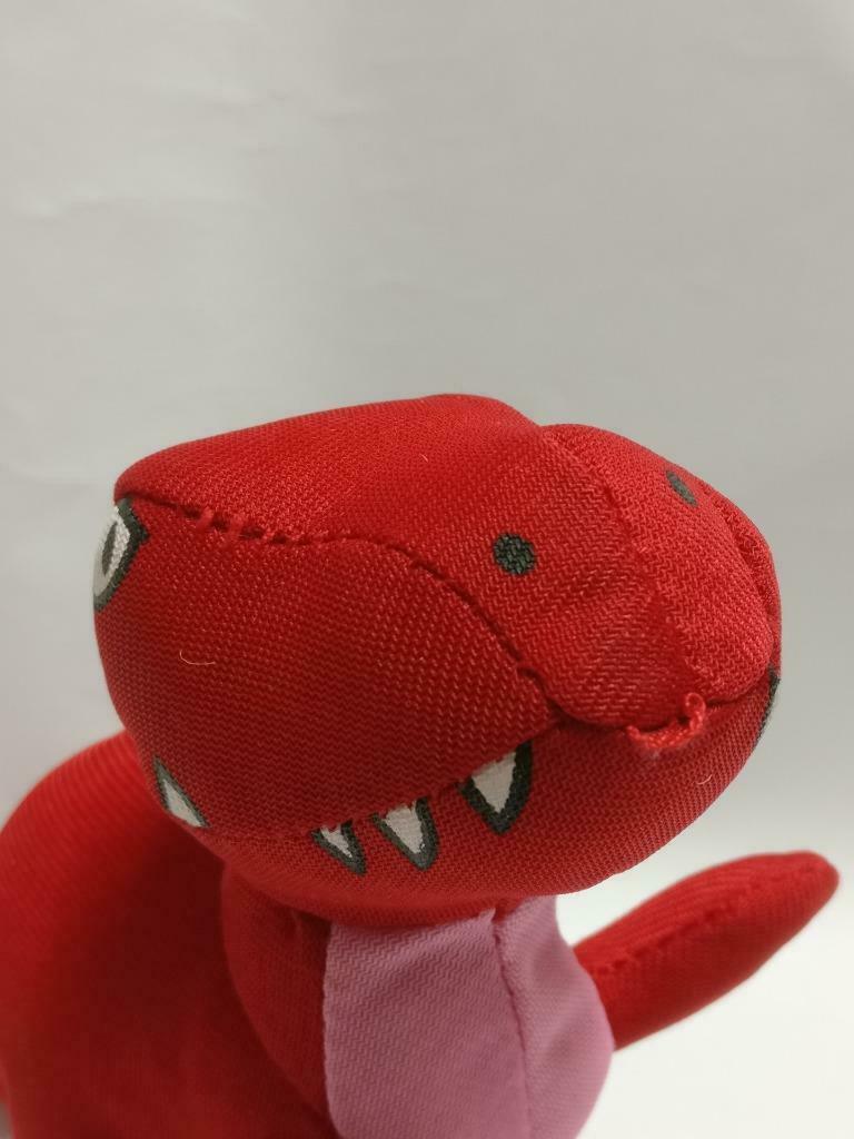 Cute T-Rex Red Dinosaur Stuffed Animal 5" Plush Soft Toy F/S (PTY049)