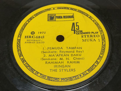 Malay Rahimah Rahim & The Stylers Band Pemuda Tampan Singapore 7" EP  (EP403)