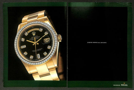 2004 Rolex Watch Oyster Perpetual Magazine Advertisement Print Ad x 2 (P968)