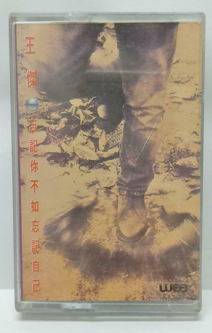 Dave Wang Jie 王杰 王傑 忘记你不如忘记自己 卡帶 磁帶 1991 Singapore Chinese Cassette Lyric CT369