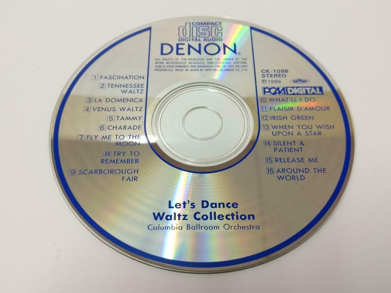 Let's Dance Waltz Collection Ochestra Music 1986 Rare Denon Japan CD CDS473