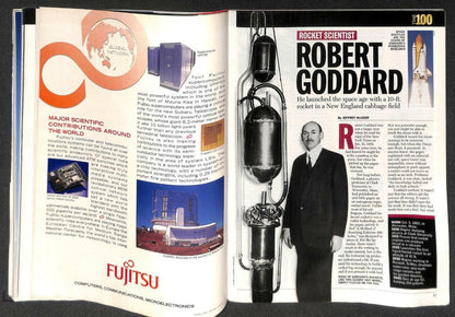 Singapore TIME Magazine Albert Einstein Robert Goddard 1999 Apple Computers M015