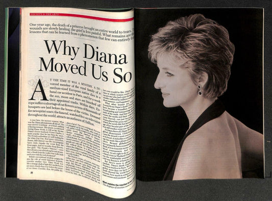 Singapore Newsweek Magazine 1998 The Diana Legacy Princess Diana Yeltsin M004