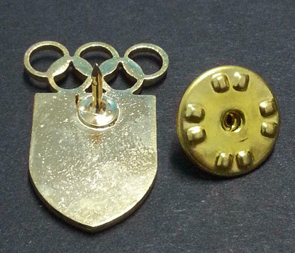 Rare Vintage Singapore Olympic Foundation Gold Plated Pin Badge F/S (B267)