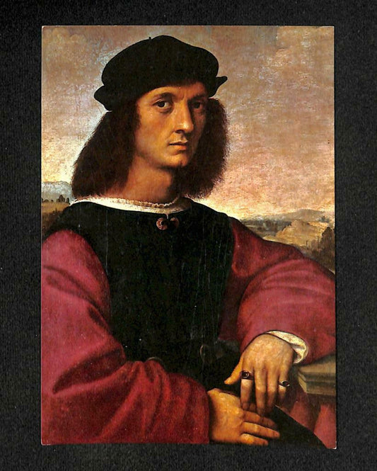 LUCKYPIGEON Raffaello Sanzio Portrait of Agnolo Doni Firenze Postcard (C1715)