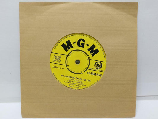 Connie Francis You Always Hurt The One You Love India 7" EP  (EP031)