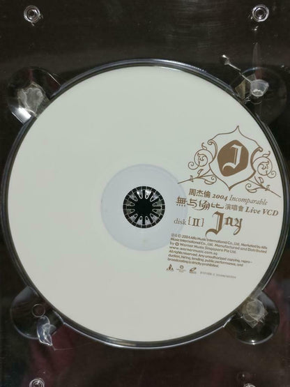 Taiwan Jay Chou 周杰伦 无与伦比演唱会 2004 Rare Singapore Video CD 3 x VCD (CD838)