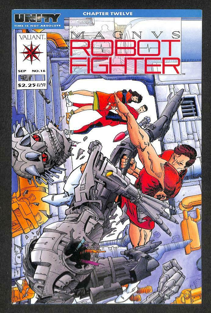 Valiant UNITY Magnvs Robot Fighter Sept Animation Cartoon Comic Book (A1752)