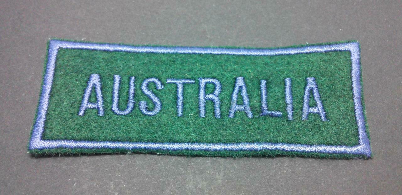 Embroidered Australia Sew On Clothes Patch (A956)