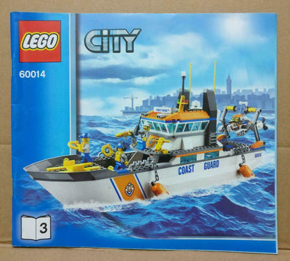 LEGO No. 60014 (3) City Manual Instructions Catalog Booklet (LG040)