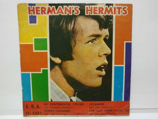 Herman's Hermits The Hollies Rare Cover & Label Singapore 7" EP  (EP021)