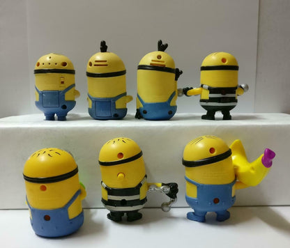 Singapore McDonald's Minions Banana Cute PVC Figure Toys x7 Lot F/S (FTY007) *G