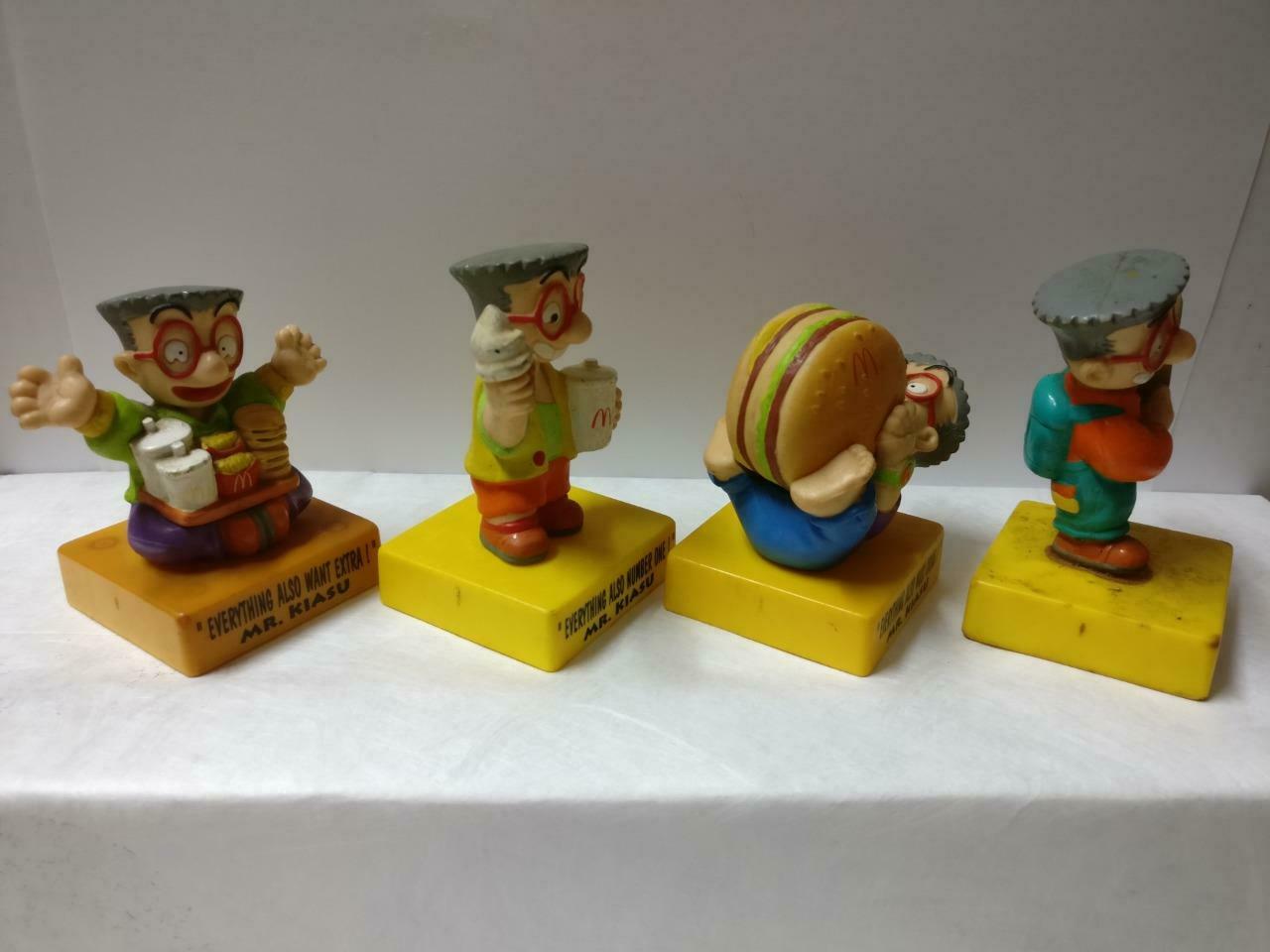 Singapore McDonalds Mr. Kiasu Burger Fries Figure Toys x7 Lot F/S (FTY015) *30
