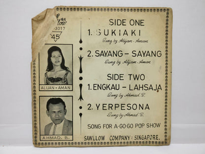 Malay Ahmad B & Alijah Aman Sukiaki Engkau-lah Saja A Go Go Singapore EP EP343