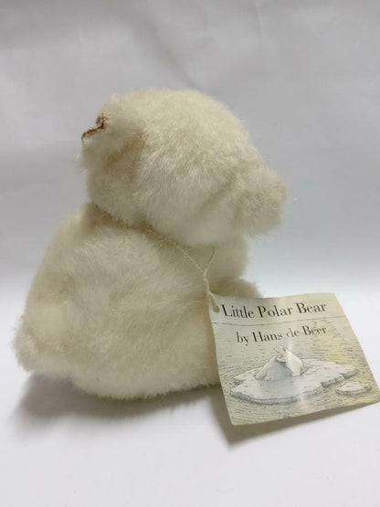 Rare Hans de Beer Little Polar Bear 1995 Mini Tag 4" Plush Soft Toy F/S (PTY133)