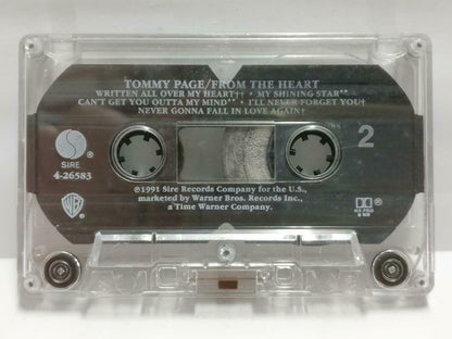 Tommy Page From The Heart Mega Rare Singapore English Cassette CT494