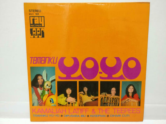 Mega Rare Singapore Malay Teen Girls Kamaliah Latiff & The Teepees EP 7" EP367