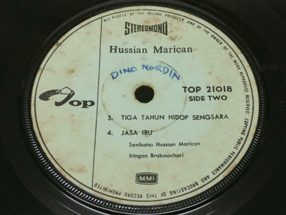 Malay Hussain Marican Jangan Merajok G/F Psych Garage Rare Malaysia EP 7" EP399