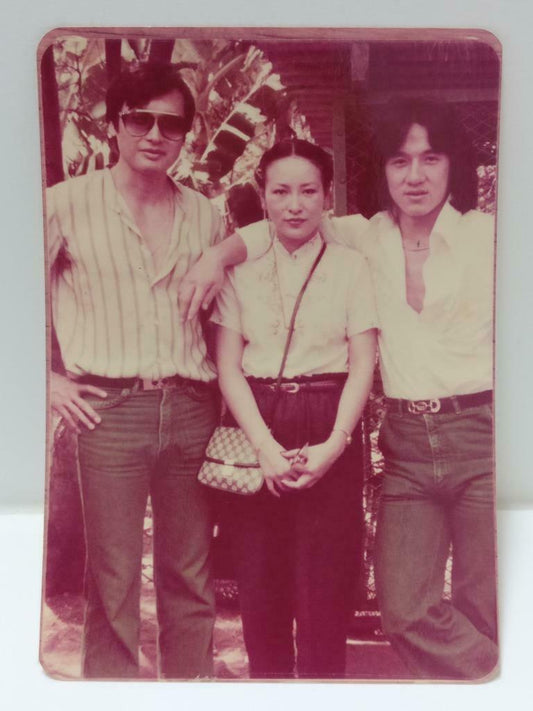 Vintage Hong Kong Actor Jackie Chan 成龍 成龙 Qín XiangLín 秦祥林 Photo F/S (P096)