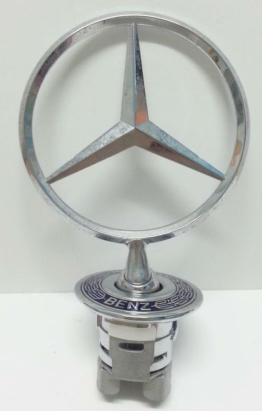 Rare Vintage Mercedes Benz Car Motor Mascot Hood Ornament Bonnet Badge (A1140)