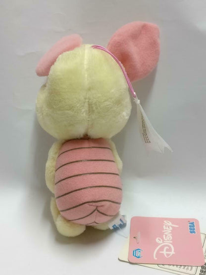 Disney Winne The Pooh & Piglet 7" Plush Soft Toy F/S (PTY047)