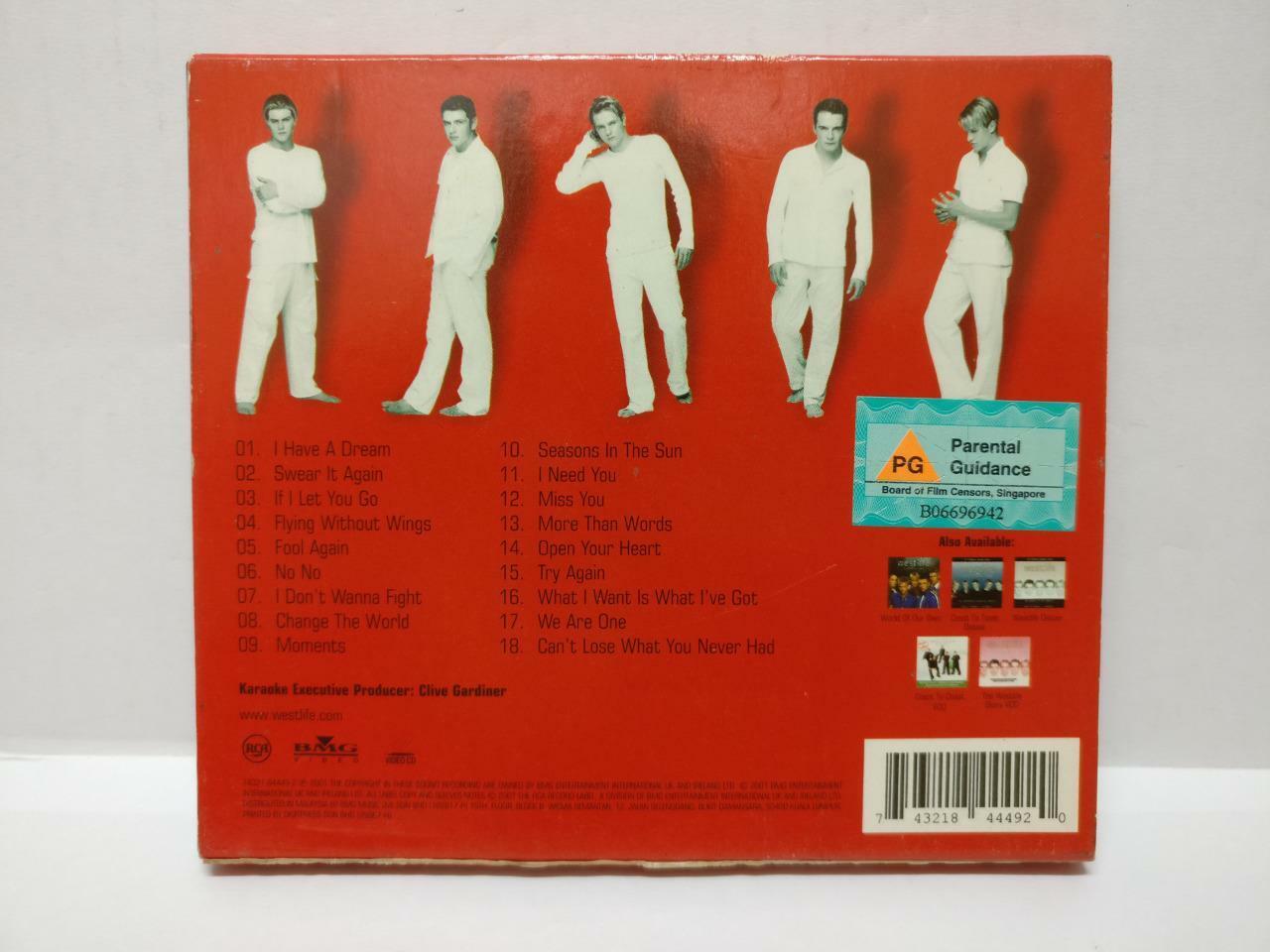 LK888 Westlife Rare 2001 Malaysia Karaoke VCD (743218) (CD381)