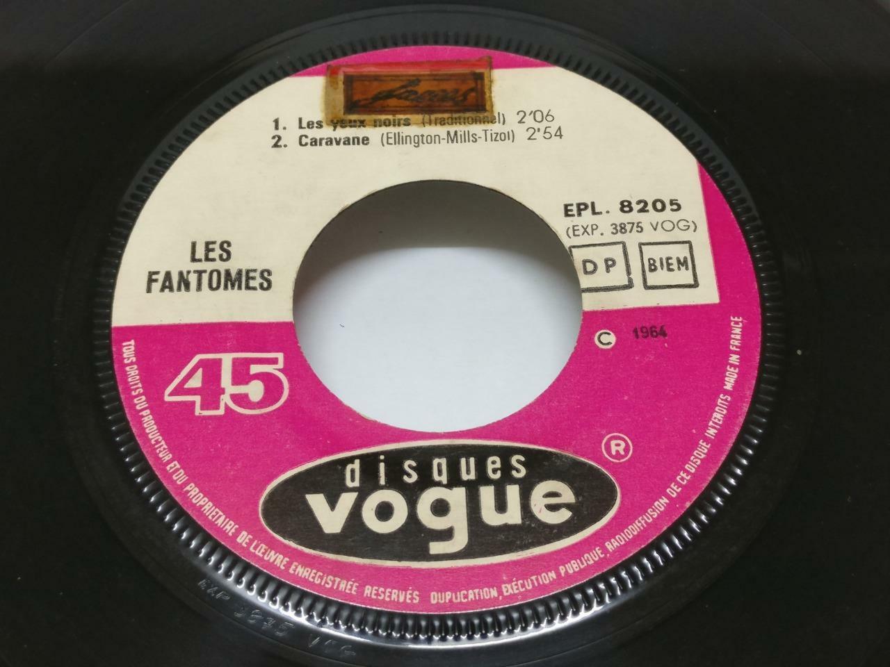 Les Fantomes Les Yeux Noirs 1964 Rare France English 7" EP SP (EP104)